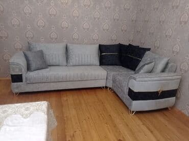 Другая мебель: Угловой диван, Новый, Нераскладной, Без подьемного механизма, Ткань, Нет доставки — 1