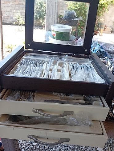 sufre: Qab-qacaq üçün tam dəst – çəngəl, qaşıq, bıçaq və mətbəx ləvazimatları — 3