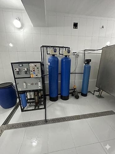 su iatehsali avadanliqi: Sənaye tipli su təmizləmə və yumşaltma sistemi - Tam komplekt xətt — 1