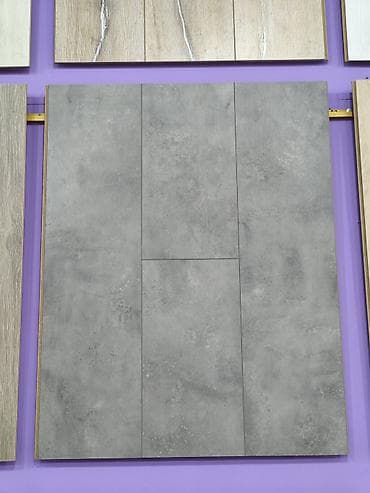 Beton effekti ilə boz rəngli keramika plitə kolleksiyası - Tətbiq — 1