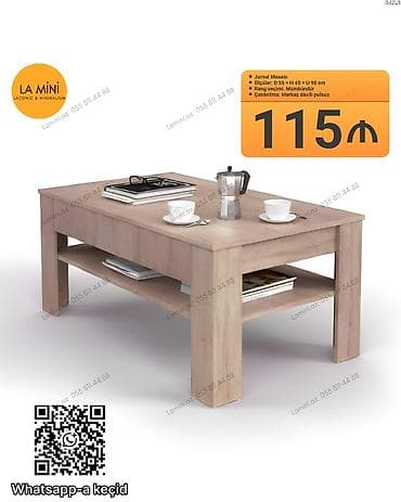 qonaq masa: Düz masa, Açılmayan, Təkərsiz, Zəmanətsiz, Pulsuz quraşdırılma — 1