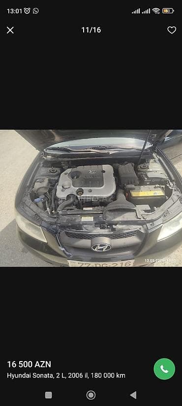 diffuser satisi: Hyundai Sonata: 2 l | 2006 il Sedan — 2
