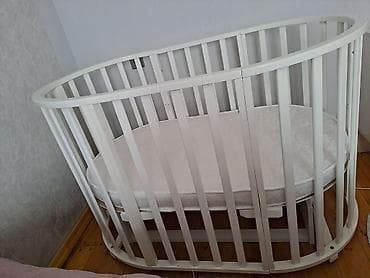 Oğlan və qız üçün, Yumru, Beşik, Dəstsiz, Matras ilə, Yellənmə mexanizmsiz