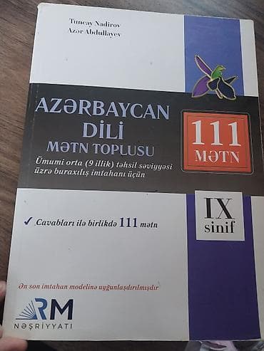 Məhsul: “Azərbaycan dili – Mətn toplusu (111 mətn), IX sinif”
