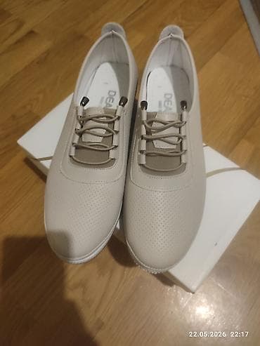 Bej rəngli yüngül gündəlik ayaqqabı - Model: bağcıqlı slip-on hibrid — 1