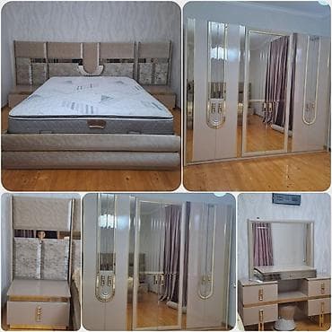 İkinəfərlik çarpayı, Termo, Dolab, 2 tumba, İşlənmiş — 1