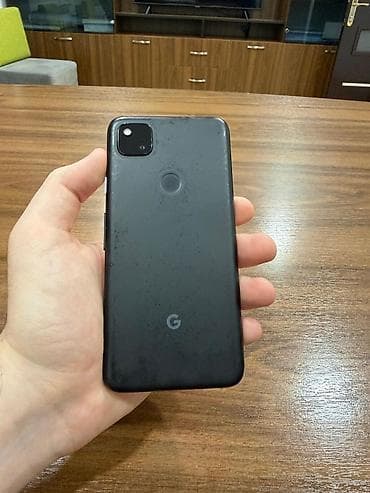 sade telfon: Google Pixel 4A, 128 GB, rəng - Qara, Barmaq izi — 2