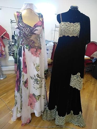 vecerni don: Biri 250 AZN Şıq gecə libasları – 2 model 1) Çiçək naxışlı şifon — 1