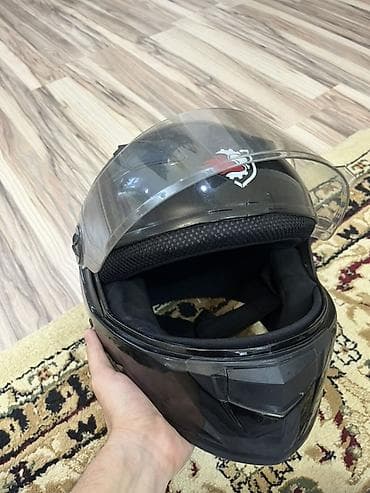 kask debilqe: Tam üzlü motosiklet dəbilqəsi – qara rəng - Tam üz örtüklü — 2