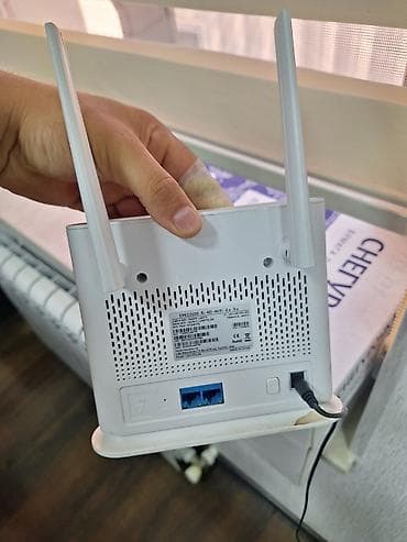 router mi: Telrad CPE12102-SJ 4G Wi‑Fi router Xüsusiyyətlər: - 4G LTE CPE – SIM — 5