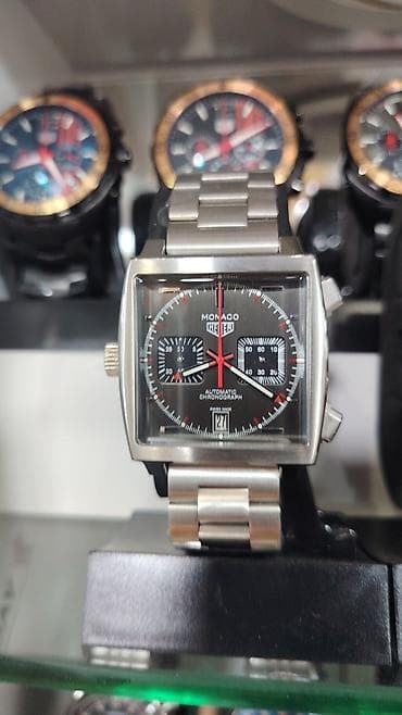 TAG Heuer Monaco avtomatik kişi saatları - Korpus: kvadrat formada — 4
