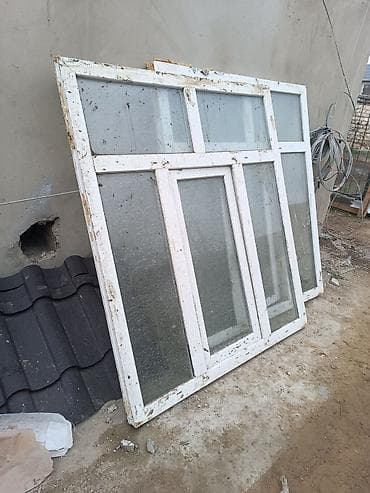 plastik pancara: Salam plastik pəncərələr işlənmiş lakin yaxşı vəziyyətdir 6 ədəddir — 3