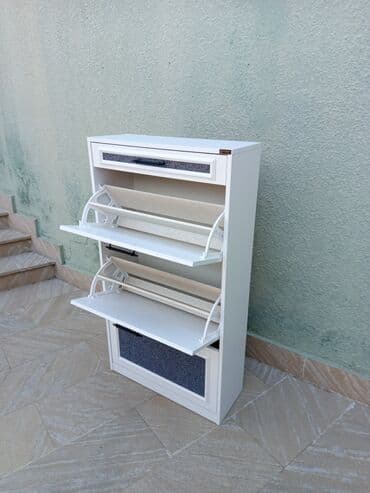 галошница в прихожую: Новый, Распашной, 4 двери Прямой шкаф, Шкаф в прихожей, Азербайджан — 4