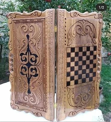 İncəsənət və kolleksiyalar: Taxta nərd dəstləri - Material: keyfiyyətli ağacdan hazırlanmış — 6