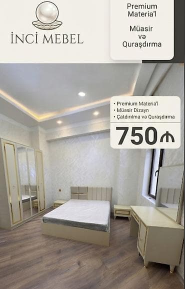 Ev üçün mebel: İkinəfərlik çarpayı, Azərbaycan, Yeni — 1