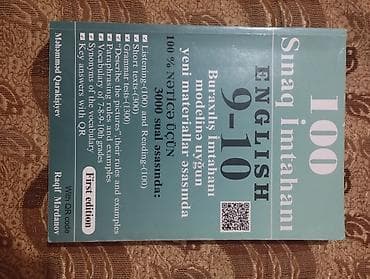 Məhsul: “100 Sınaq İmtahanı – English 9–10” (First edition)