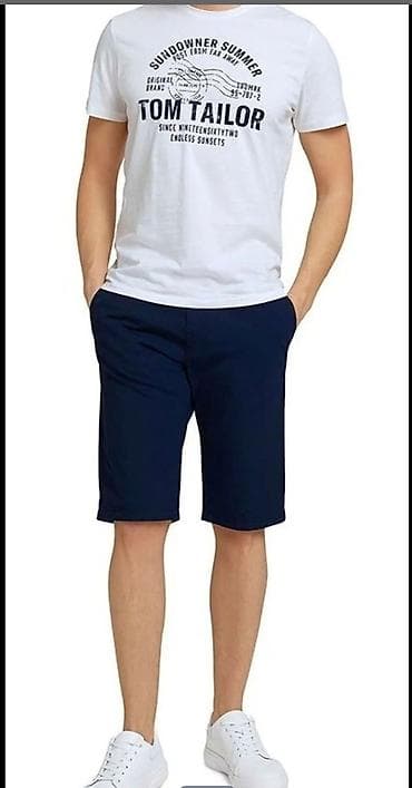 stringer alt geyimi: Şort, Tom Tailor Denim, XL, rəng - Göy — 1