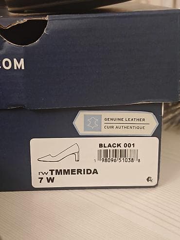 Sabo: Qadın ayaqqabısı – RW Tmmerida, BLACK 001 - Material: 100% təbii dəri — 1