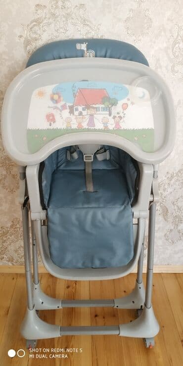 uşaq ucun yemek stolu: Uşaq yemək masası az istifadə olunub əla vəziyyətdədir padnusu çıxır — 2