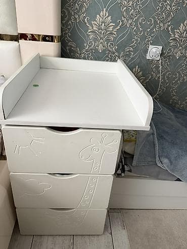 uşaq carpayı: Oğlan və qız üçün, Təknəfərlik çarpayı, Komod — 3