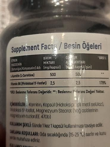Спортивный инвентарь: L-CARNITINE 500MG ✅ Yağların enerjiyə çevrilməsini sürətləndirir ✅ — 2