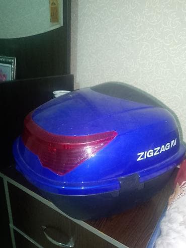 mapet 50 kub: Moped/Motorsiklet üçün arxa baqaj qutusu – ZIGZAG - Rəng: göy üst — 1