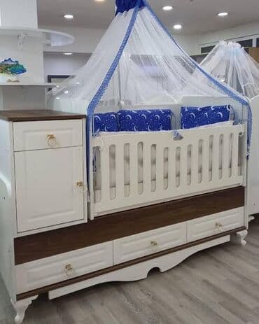 ikinci əl şkaflar: Oğlan və qız üçün, İşlənmiş, Dördbucaq, Beşik, Dəstsiz, Matras ilə, Yellənmə mexanizm ilə — 6