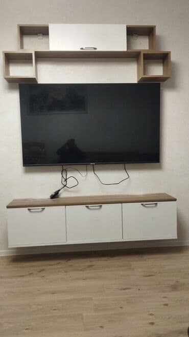 dolablar: Yeni, Düz TV altlığı, Polkalı, Taxtalı, Azərbaycan — 9
