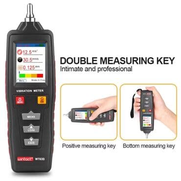 Tavan: Vibrometr. Model: WINTACT WT 63B. Sənaye rəqəmsal analizator. Bu — 2