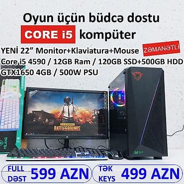 ŞOK QİYMƏT!!! ⭐Tək Sistem Bloku - 499 AZN ⭐KOMPLEKT CƏMİ - 599 AZN