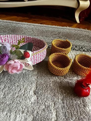 saxta baba sekilleri: El isi,teze,novruz xoncasi,cerez qabi,20 man — 2