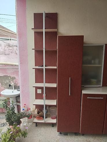 gencede mebel: Mətbəx mebeli dəsti - Material: laminat/MDFlam fasadlar, ağ karkas; — 5