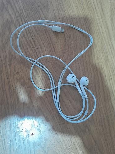kondensator mikrofon: Lightning konnektorlu naşatka tipli simli qulaqlıq - Apple cihazları — 1