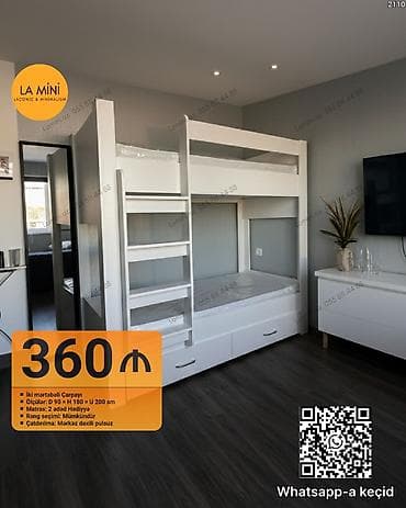 Oğlan və qız üçün, Çarpayı, Matras ilə, Siyirməli lalafo.az -da Oğlan və qız üçün, Çarpayı, Matras ilə, Siyirməli