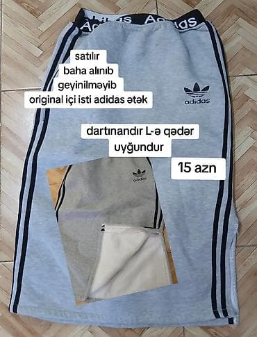 ic geyim: Adidas ətək - Brend: Adidas (Trefoil loqo) - Model: Sport üslublu — 1