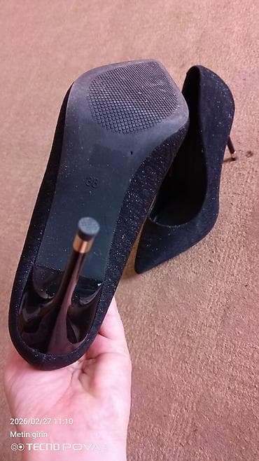 Çəkmələr: Tuflilər, Ölçü: 38, rəng - Qara, Yeni — 3