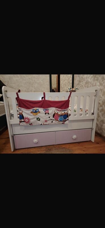 iki mertebeli yataq: Oğlan və qız üçün, İşlənmiş, Çarpayı, Siyirməli — 3