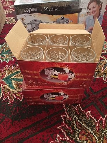 Stəkanlar, 6 ədədli dəst