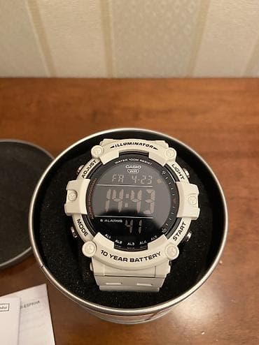 casio 2100: Yeni, Qol saatı, Casio, rəng - Ağ — 3