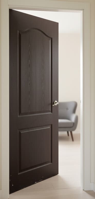 купить дверь межкомнатную: Qapı – taxta kompozit, qəhvəyi rəng, klassik panel dizaynı - — 2