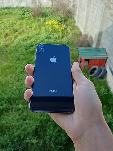 IPhone Xs Max, 64 GB, Space Gray, Simsiz şarj