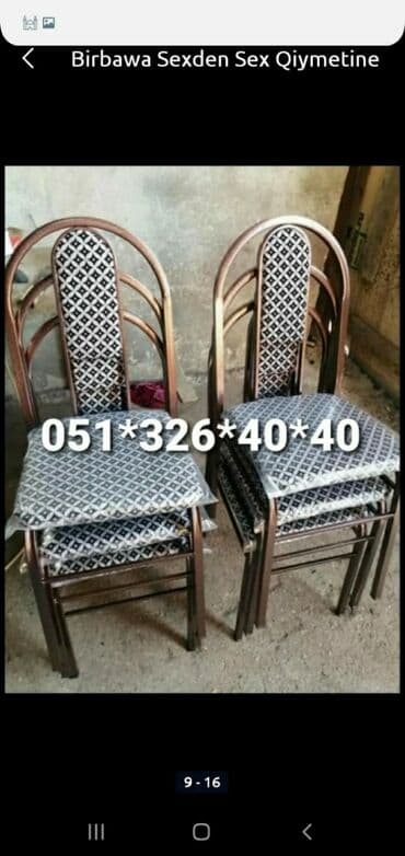 Masa və oturacaq dəstləri: Qonaq otağı üçün, Yeni, Açılan, Dördbucaq masa, 1 stul — 13