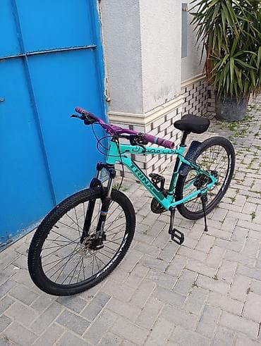 Trinx dağ velosipedi - Rəng: firuzəyi (mat), bənövşəyi sükan və — 5