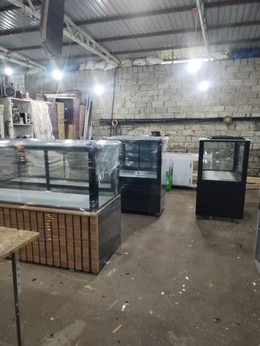 Soyuducu vitrinləri: Məhsul: Şüşəli soyuducu vitrin stendləri Təyinat: - Kafe, restoran — 3