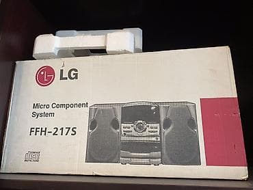 cd player: LG FFH-217S mikro komponent sistemi Xüsusiyyətlər: - 3 hissəli stereo — 3