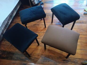 барные стулья для кухни: Tabretka.dórd ədədi. qaldı Hundurluk 35. En 40. Ústu. Qaramtıl — 1