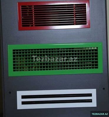 usten cixma qapilar: Rəngli havalandırma barmaqlıqları və dekorativ ventilyasiya örtükləri — 1