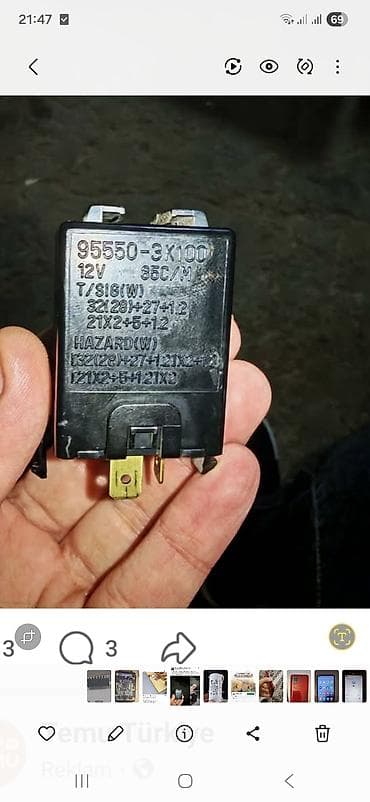 Hyundai sonata 2007 ucun pavarotnik relesi .Kia ve hyundai