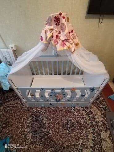 ucuz tul: Oğlan və qız üçün, İşlənmiş, Dördbucaq, Beşik, Dəstsiz, Matrassız, Yellənmə mexanizmsiz — 2