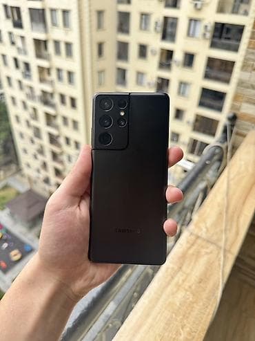 qara çanta: Samsung Galaxy S21 Ultra 5G, 256 GB, rəng - Qara, Simsiz şarj — 4